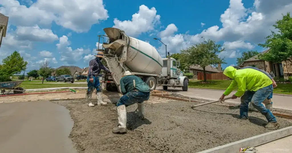 concrete driveway pavers