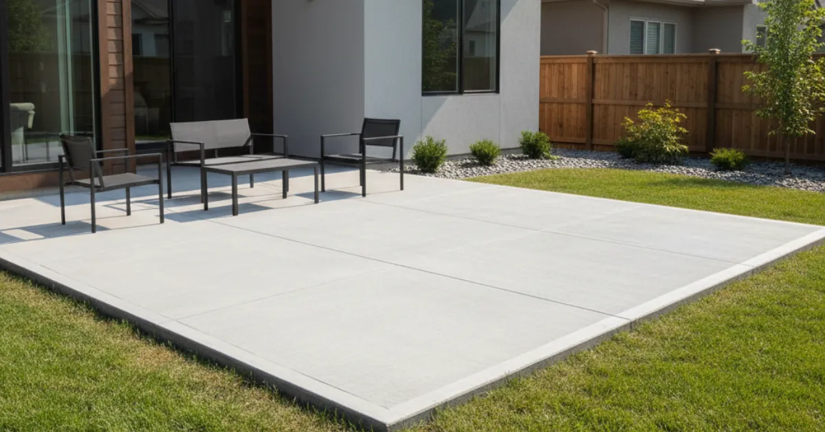 How to Install a Concrete Patio with Perfect Level