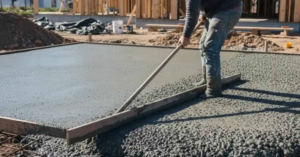 how to install a concrete patio