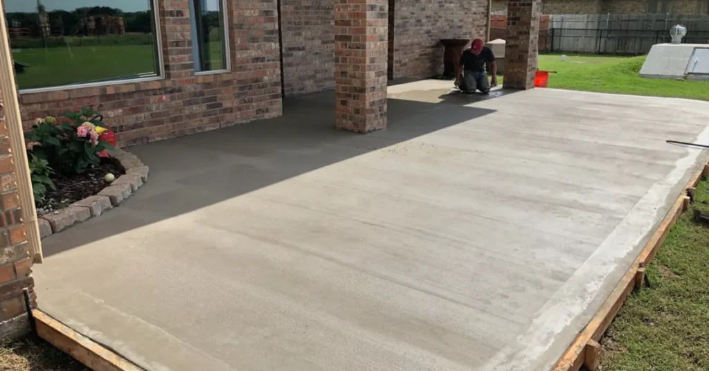 Custom Concrete Patios Galveston TX