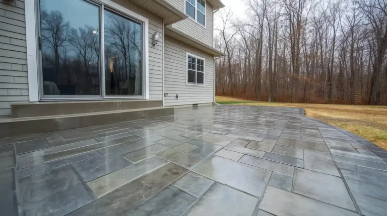 5 Stamped Concrete Patio Ideas That Fix Uneven Outdoor Spaces