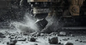 Concrete slab removal