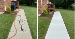 Concrete sidewalk forms