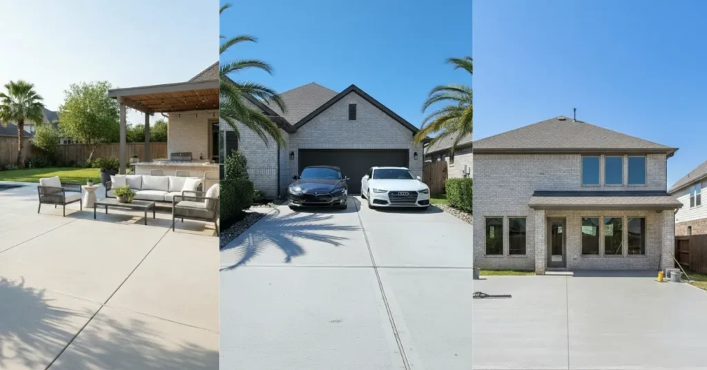 concrete contractors League City TX