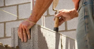 concrete masonry unit wall