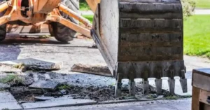 Concrete Driveway Excavation