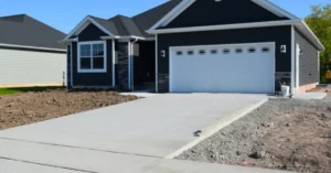 concrete driveway construction