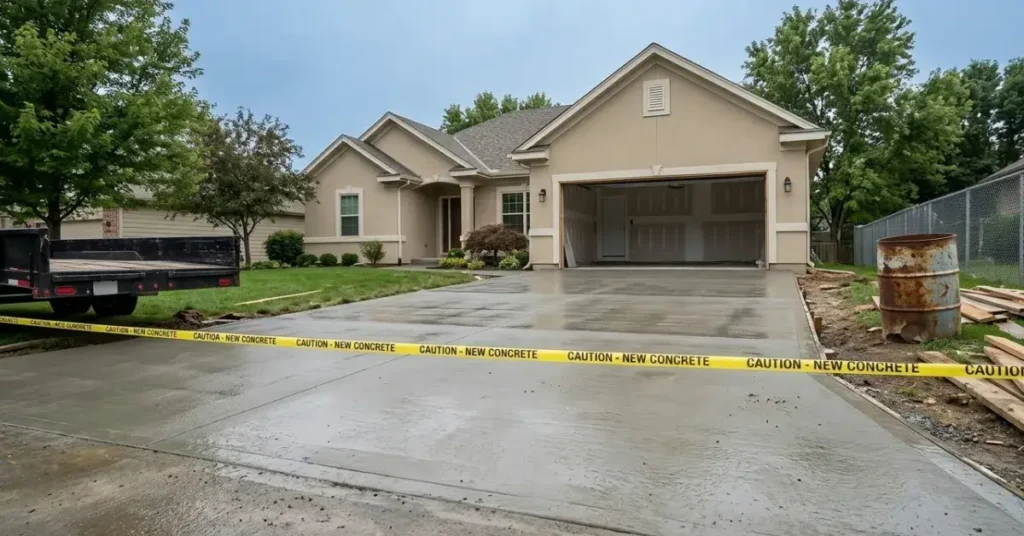 concrete driveway services fresno tx