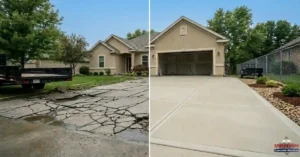 concrete driveway repair cost