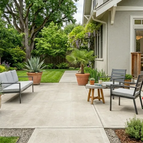 Custom Concrete Patio Installation & Design