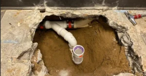 concrete slab drainage problems