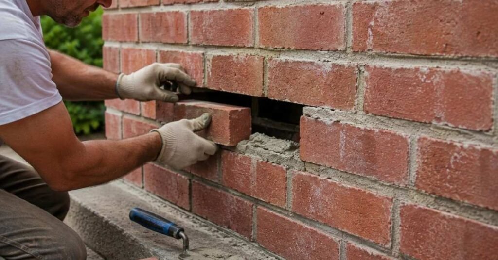 brick wall repair​