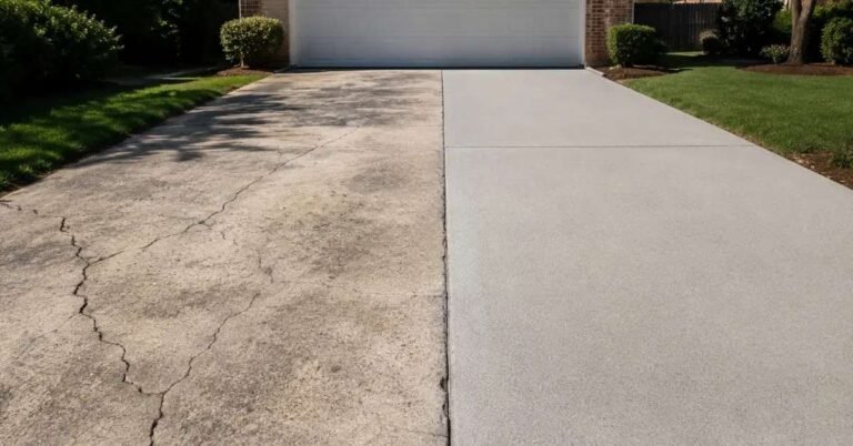 What Should You Expect During a Concrete Driveway Repair Before and After Project?