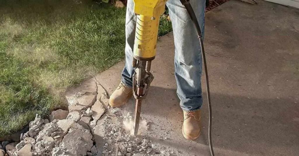 best way to break up concrete​