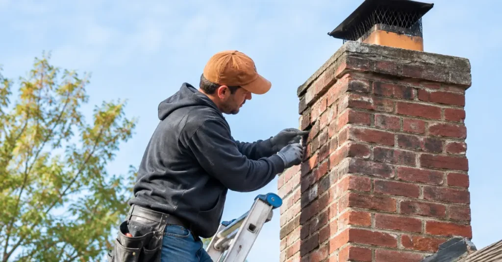 chimney brick repair