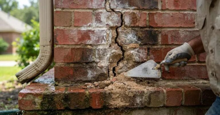 How Moisture and Water Damage Lead to Cracks in Mortar