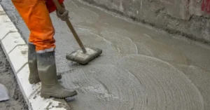 Broom Finish Concrete